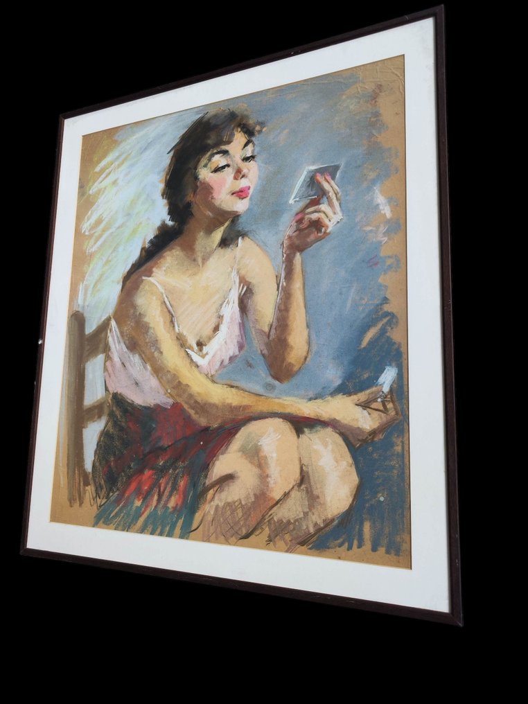 Ellen de Tombay (1918-1998) - Retrato con Espejo #3.2