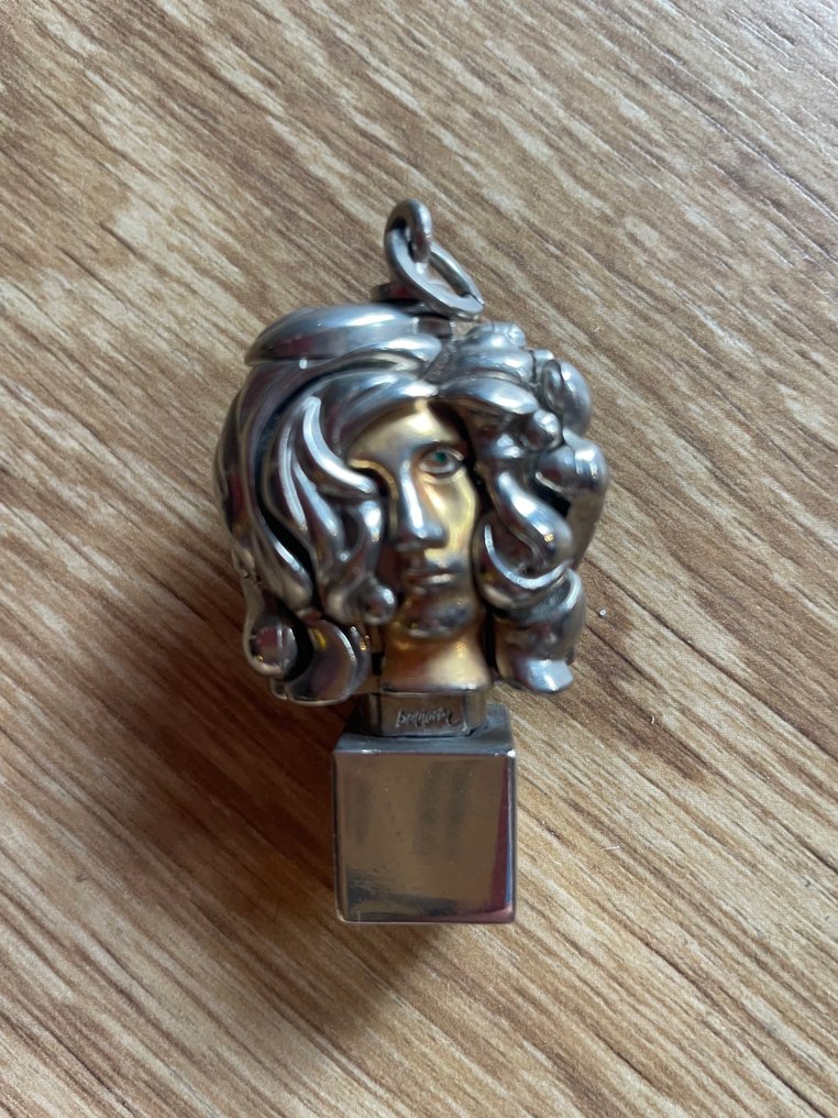 Miguel Berrocal (1933-2006) - Sculpture, Micheline X - 28 mm - Silvered bronze - 1976 #1.0