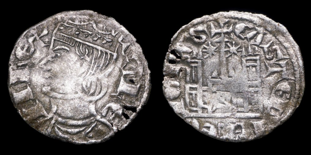 . 卡斯蒂利亚-莱昂王国 Sancho IV (1284-1285). Cornado Ceca Sevilla (BAU 509.1) (沒有保留價) #1.0