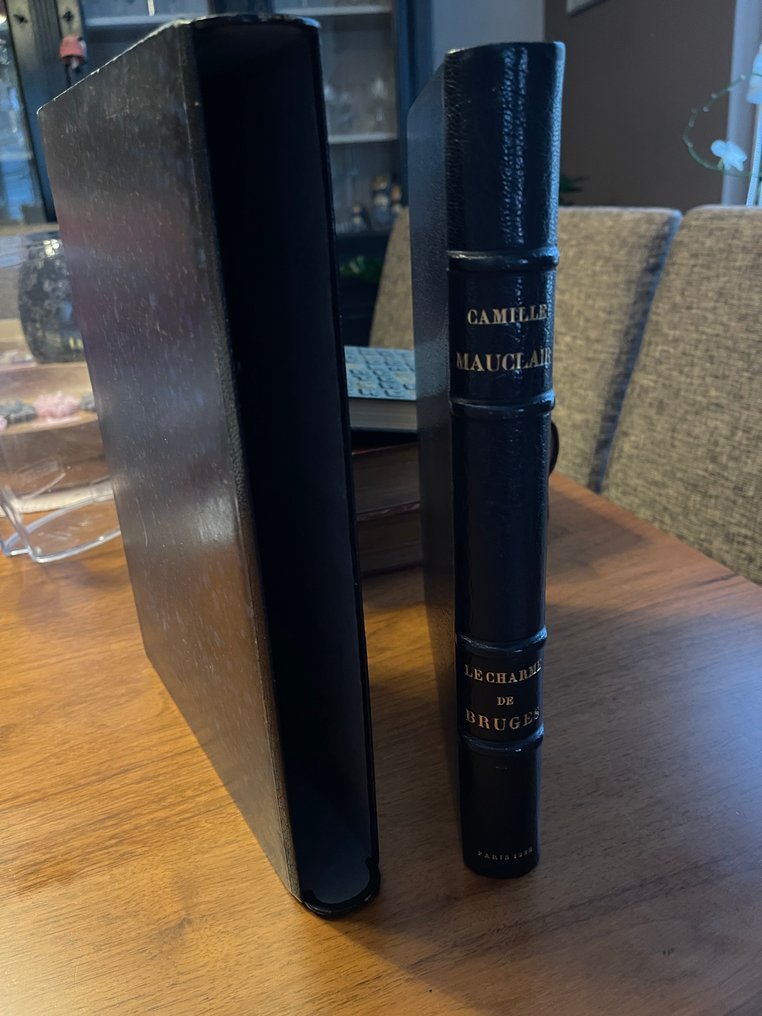 Camille Mauclair; H. Cassiers - Le Charme de Bruges [1/31 de tête sur Japon Impérial avec suites - reliure signée] - 1928 #1.0