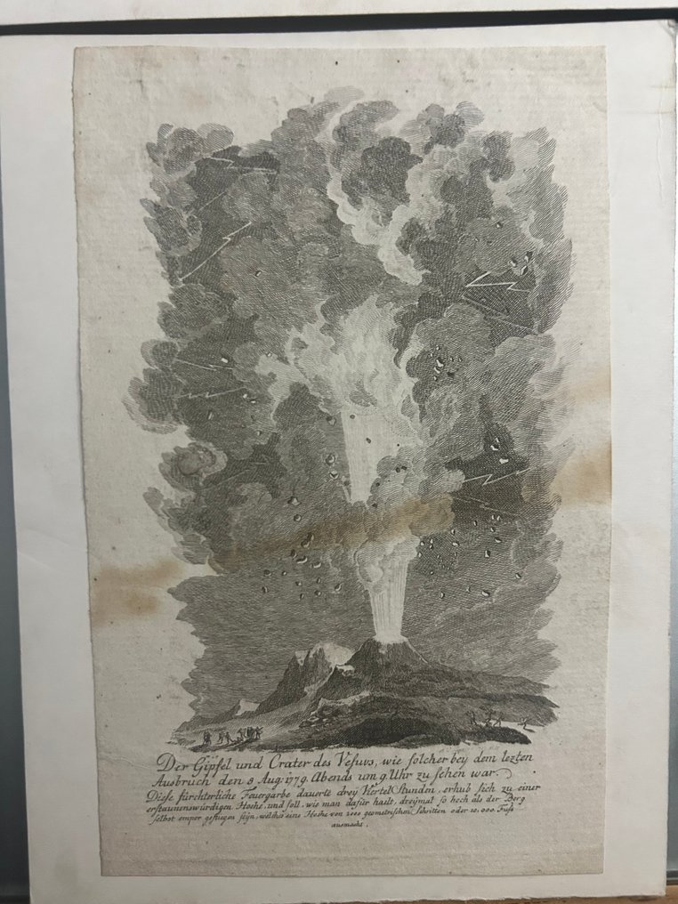 Italy - Campania // Naples; A. W. Küffner, Müller, Geyser - Vesuvio, Napoli, luoghi celebri, scene popolari. Grotta di Posillipo, la Tomba di Virgilio, - 1761-1780 #1.0