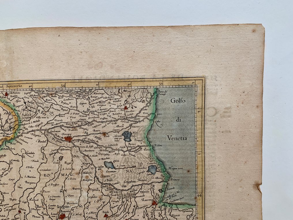 Italy - Romagna, Parma; G. Mercator - Romandiola cum Parmensi Ducatu. - 1621-1650 #2.1