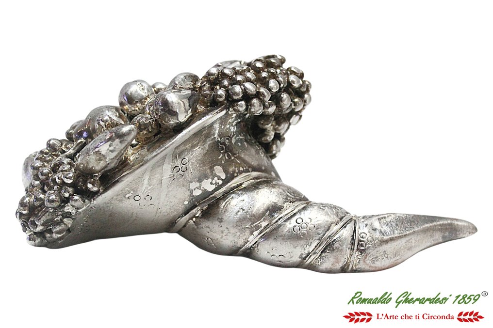 Zeus Argenteria Grande misura - Γλυπτό, CORNUCOPIA - 9 cm - .925 silver #2.1