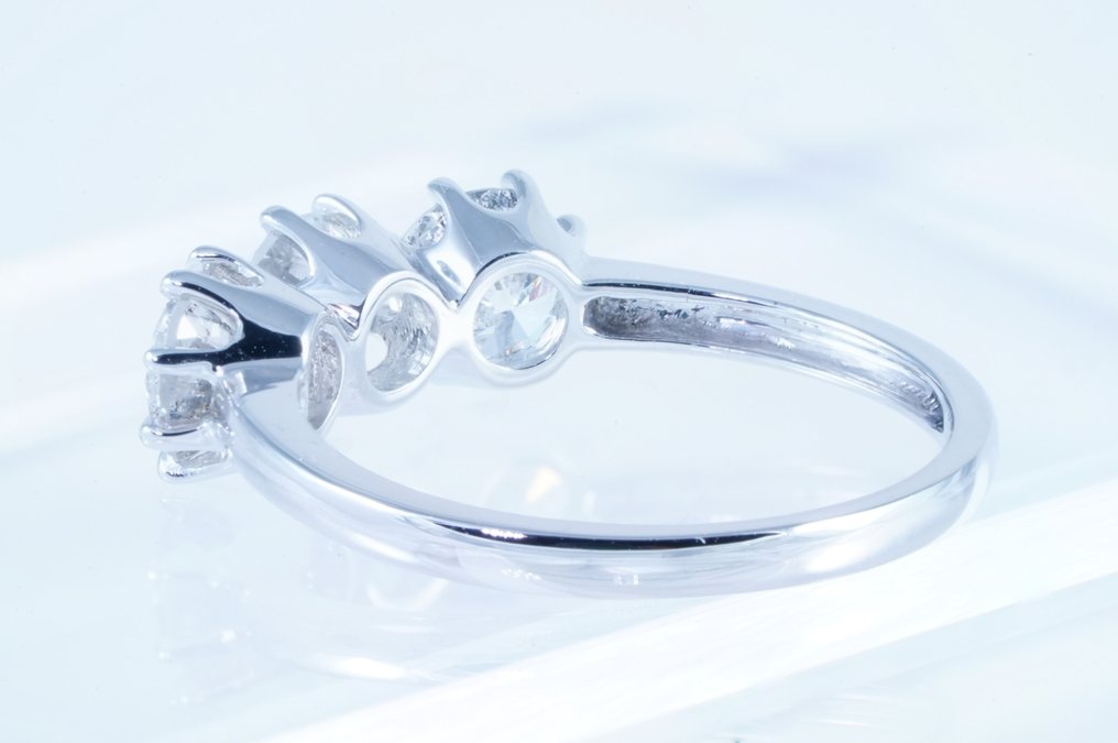 没有保留价 - 戒指 白金 -  1.81ct. tw. 钻石 (天然) #2.1