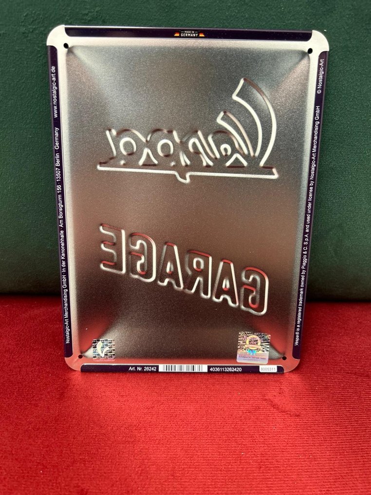 Emaille-Schild Vespa - Emailleschild - Metall #3.2