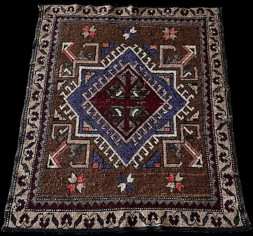 高加索人 - 凯利姆平织地毯 - 105 cm - 85 cm - 古老的高加索的 Kelim #1.0