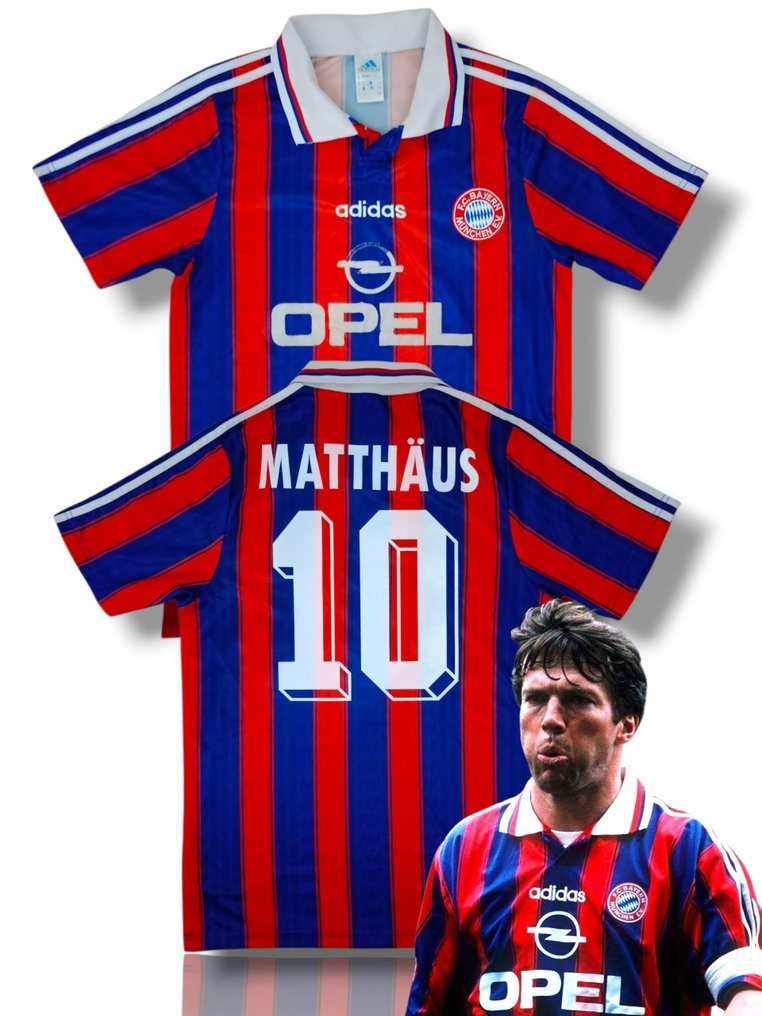 拜仁慕尼黑 - 德国足球联盟 - Matthaus - 1995 - 足球衫 #1.0