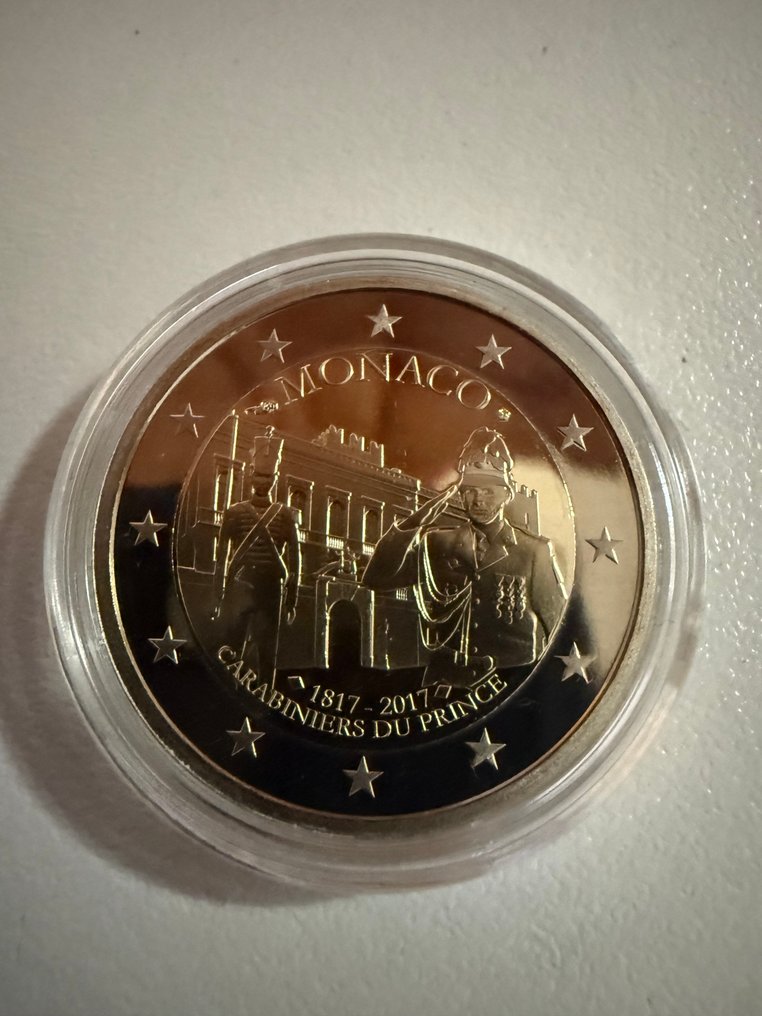 Monaco. 2 Euro 2017 "Carabiniers" Proof #1.0