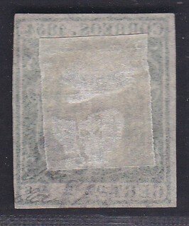 Spanien 1854 - Spanisches Escudo. 5 Reales grün. - Edifil 26 #1.0