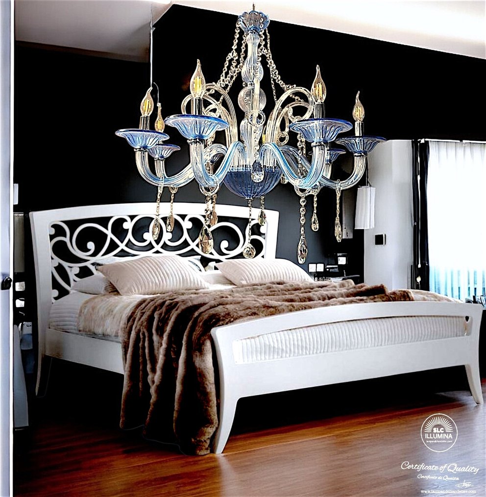 SLC Illumina - MG - Πολυέλαιος - Κρύσταλλο - Πολυέλαιος 8L γαλάζιο #4.3