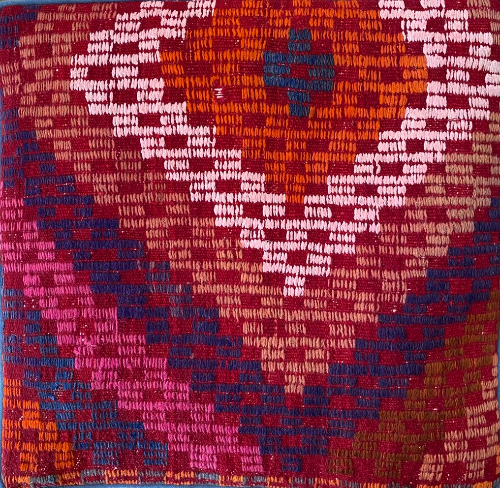 Kelim Poef - Kilim - 48 cm - 48 cm #1.0