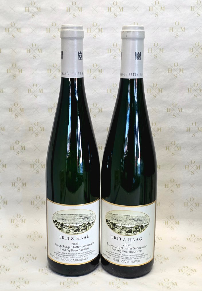 2006 Fritz Haag BA, Brauneberger Juffer Riesling - Μοζέλλας Beerenauslese - 2 Bottles (0.75L) #1.0