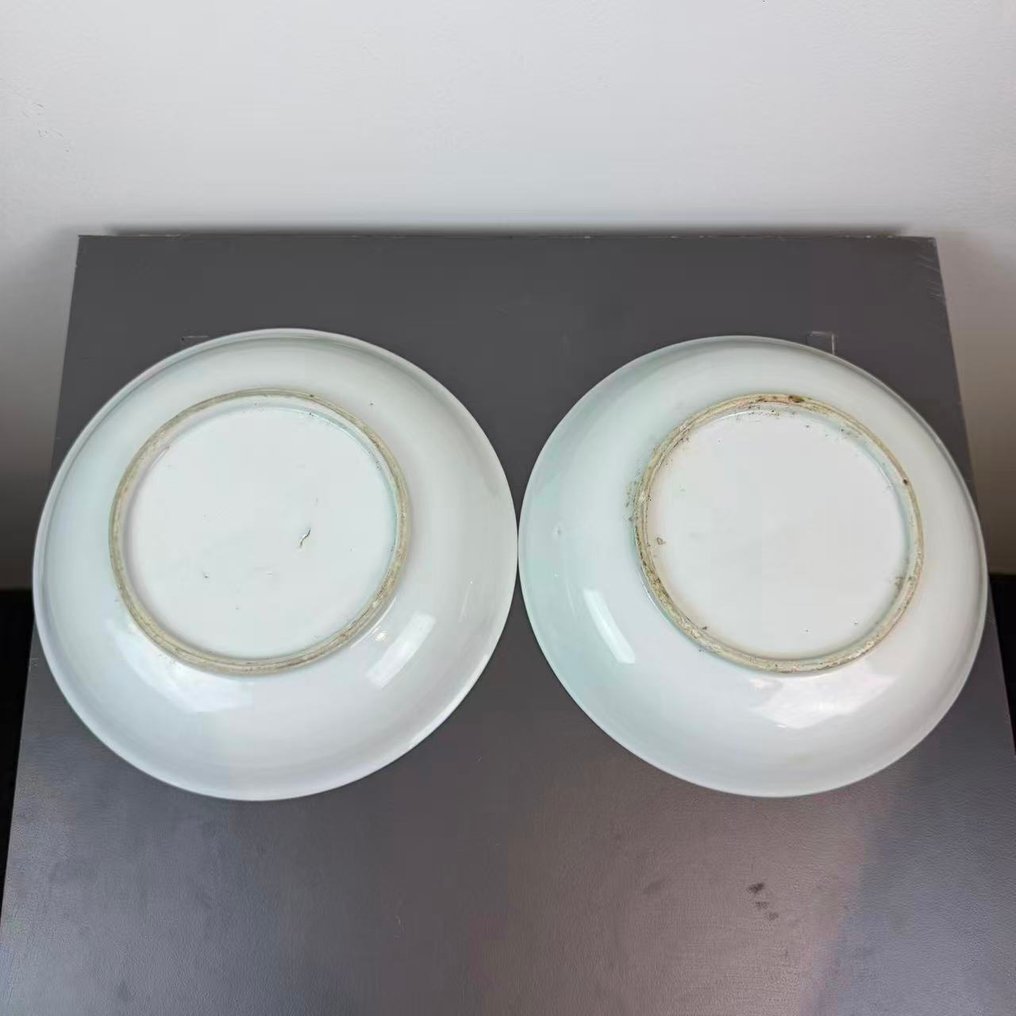 一件中国粉彩鸟花瓷盘 - 瓷器 - 20世紀 #4.3