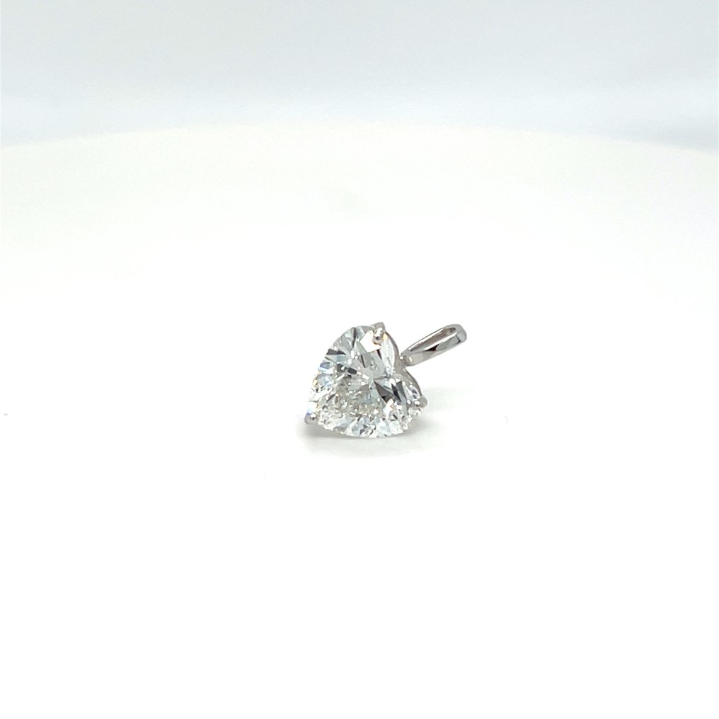 χωρίς τιμή ασφαλείας - Κρεμαστό κόσμημα - 14 καράτια Λευκός χρυσός - 2.07ct. tw. Διαμάντι (Εργαστηριακής καλλιέργειας) #1.0