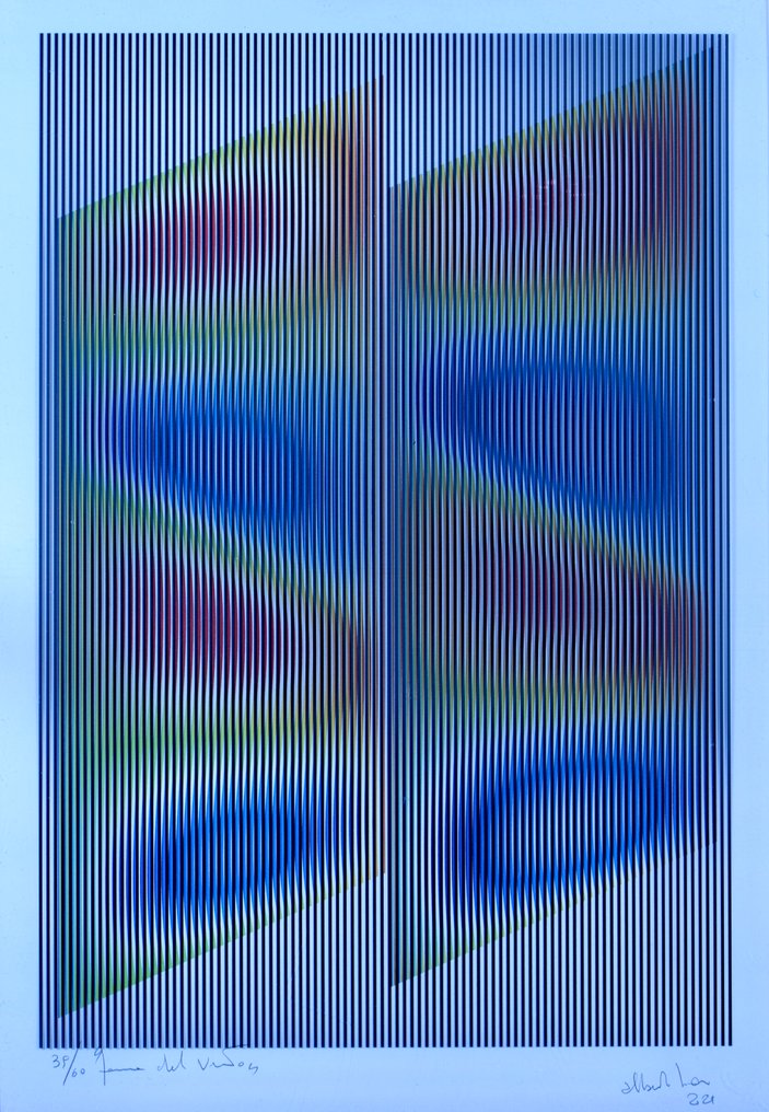 Alberto Biasi (1937) - Forma del Vento #1.0