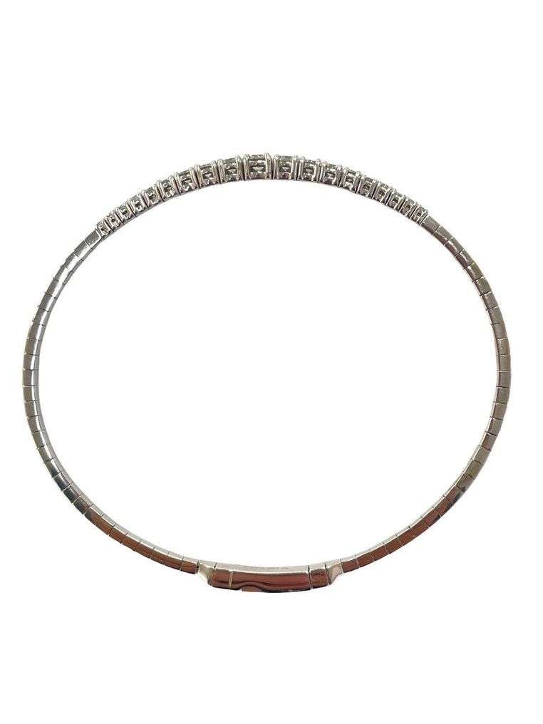 沒有保留價 - 手鈪 - 14 克拉 白金 -  0.95ct. tw. 鉆石 (天然) #4.3