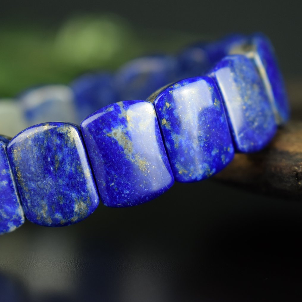 Lapis Lazuli - beautiful quality with Pyrite - Width: 16 mm- 47.9 g #1.0