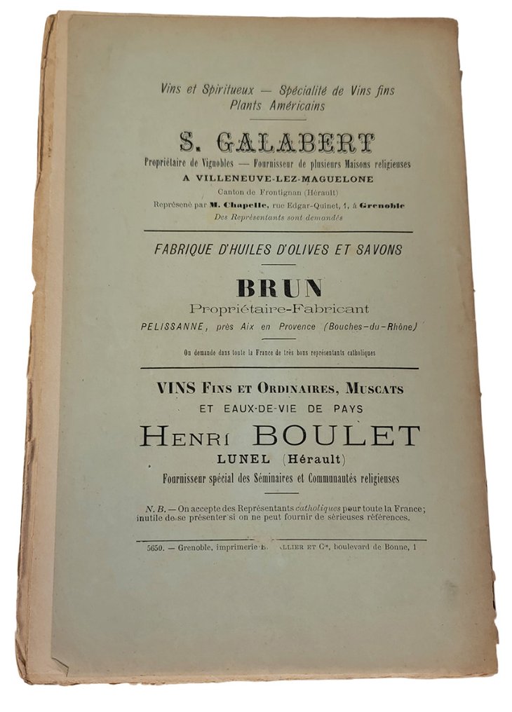 Inconu - La Franc-Maçonnerie démasquée, Revue antimaçonnique 8ème Année Numéro 88 - 1891 #1.0