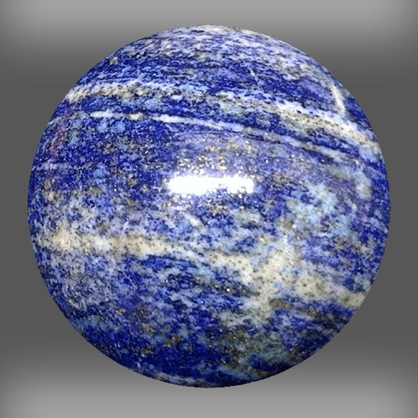 Γυαλισμένος Κύλινδρος Αφγανικό λαπίσμα λάζουλι. - Ύψος: 70 mm - Πλάτος: 70 mm- 510 g #4.3