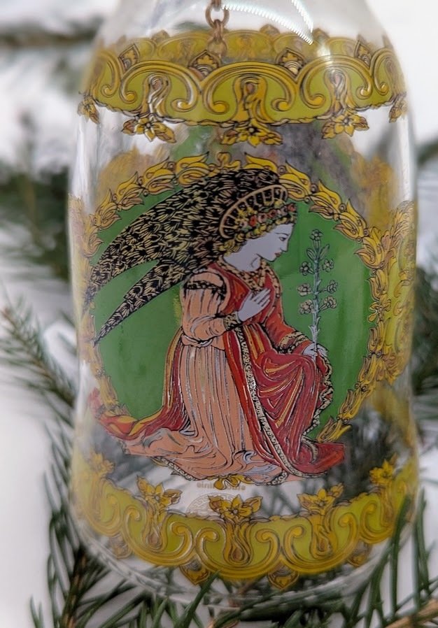 Versace - Christmas decoration Rosenthal - XL Christmas bell, 'L'ange Gabriel' + original box - Porcelain #3.2