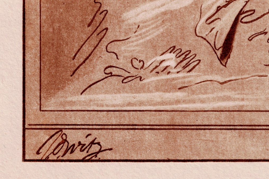 Leendert Brasser (1727-1793) - Jacob de Wit - Five putti with flowers #1.0