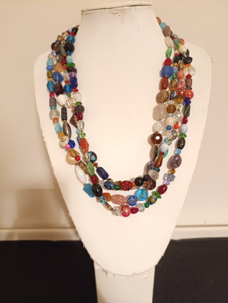 Vetro Murano 复古 - 頸鏈 - 70年代项链 #2.1
