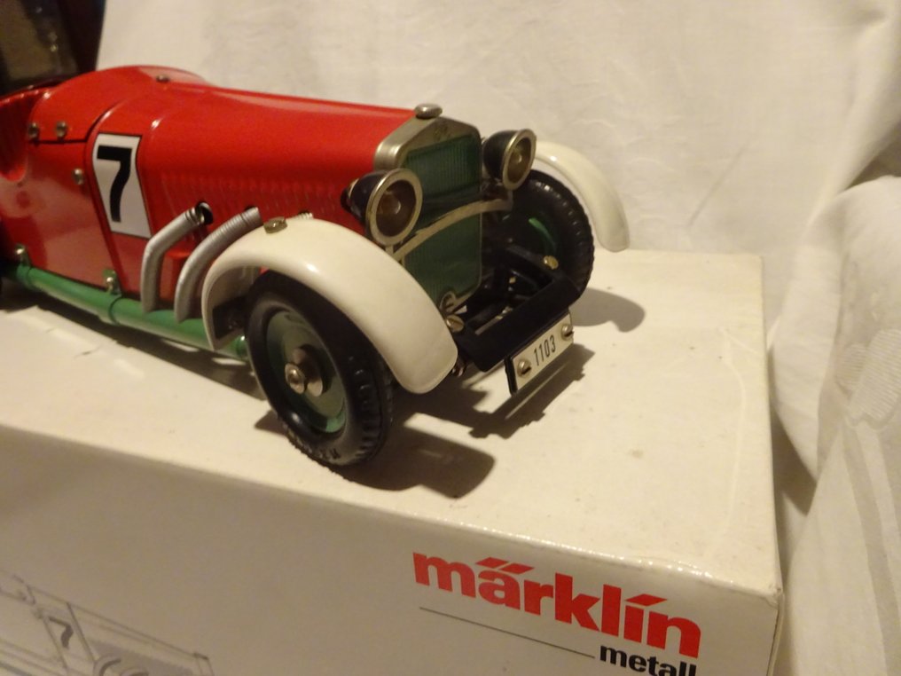 Märklin - 1103 奔驰 SSK 铁皮发条赛车,盒装 - 发条汽车 - 1950-1959 #1.0