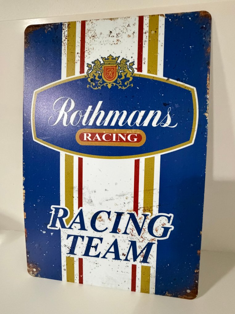 Figurka reklamowa - Pojedynczy zespół wyścigowy Rothmans Racing Team American Tin Advertising. - 2000-2010 #3.2