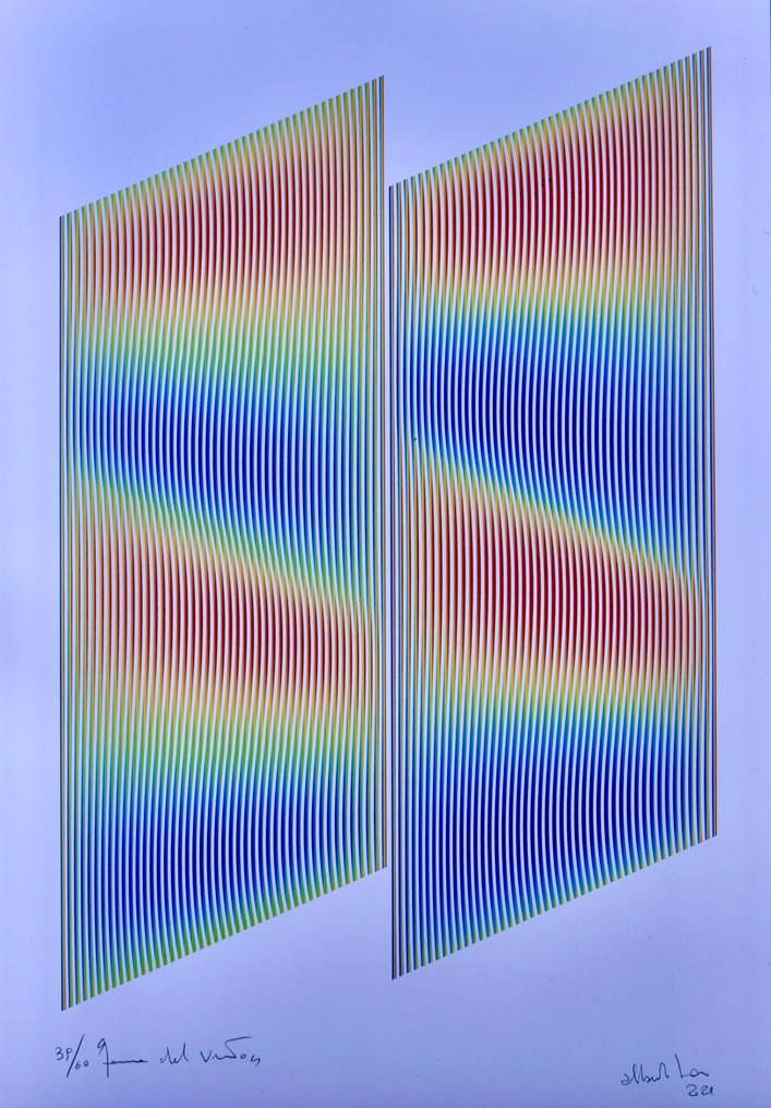 Alberto Biasi (1937) - Forma del Vento #1.0