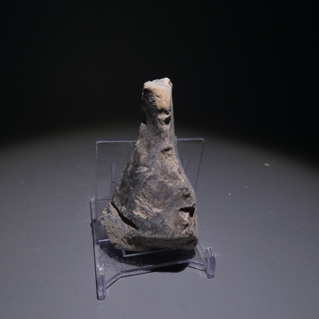 Neolitisk Big Flint. 8 cm L. Kniv - 5000 f.Kr. Økse (Ingen mindstepris) #2.1