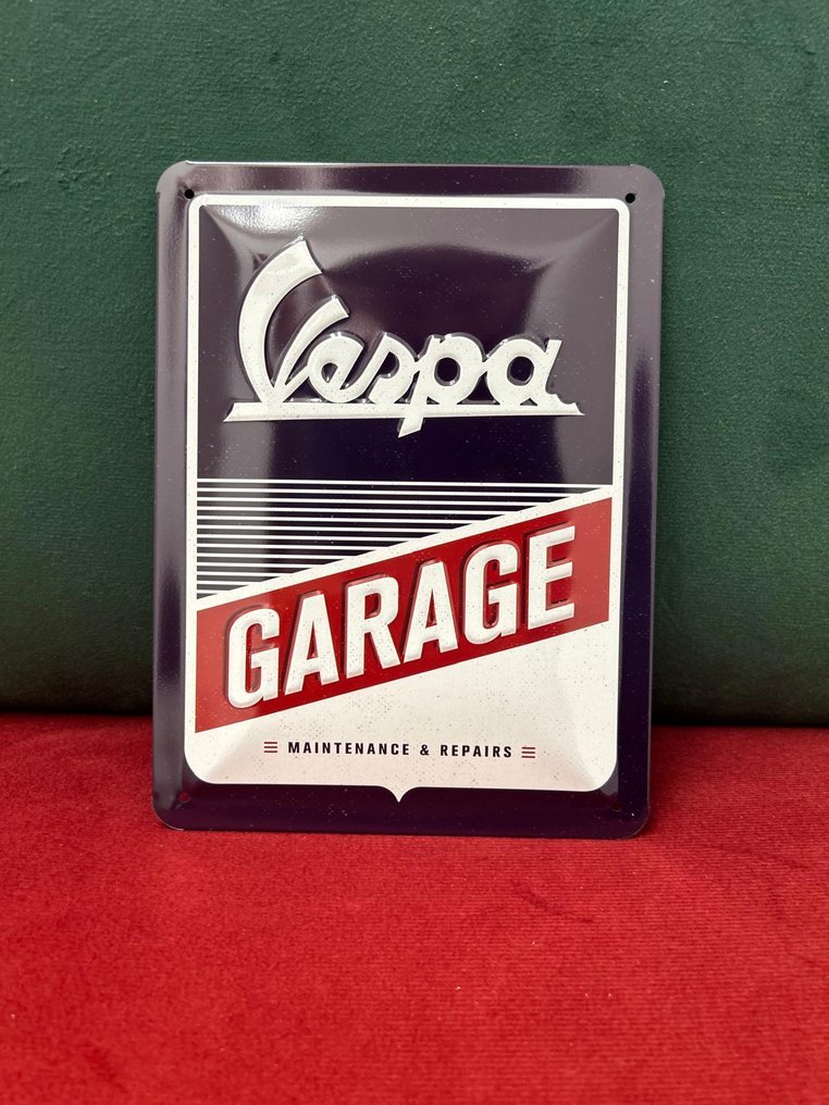 Emaille-Schild Vespa - Emailleschild - Metall #2.1