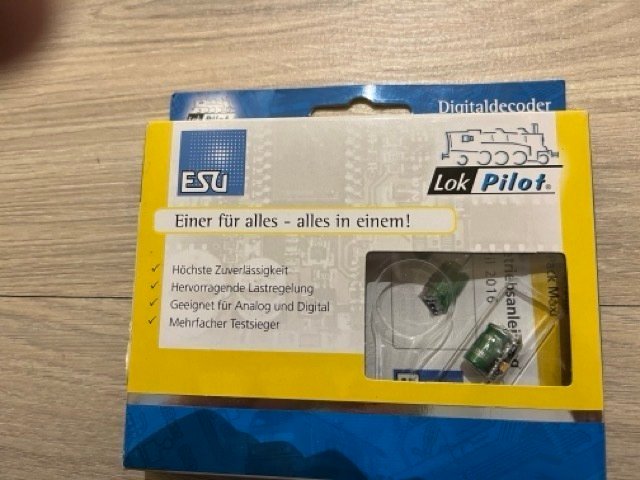 ESU H0 - 54671 - Modelltog jernbanesett (2) - 2x Powerpack Mini for LokPilot V4.0 #1.0