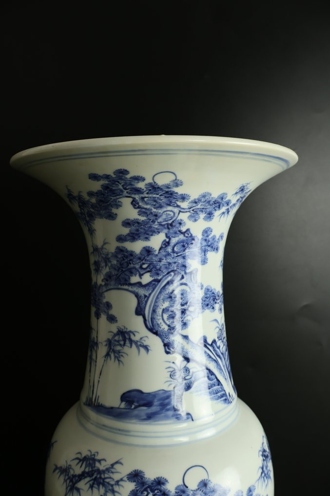 Wazon - Porcelana - Chiny - XIX–XX wiek - Wysokość 44 cm! #4.3