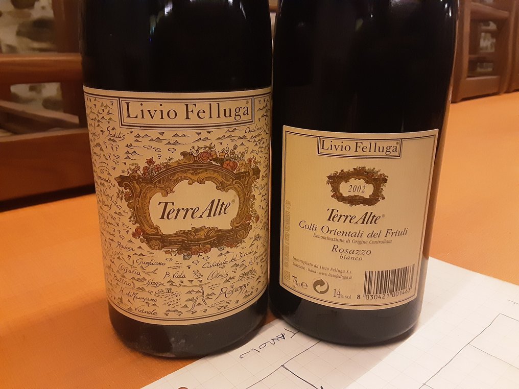 2002 Livio Felluga, Terre Alte - Φρίουλι-Βενέτσια Τζούλια - 4 Bottles (0.75L) #2.1