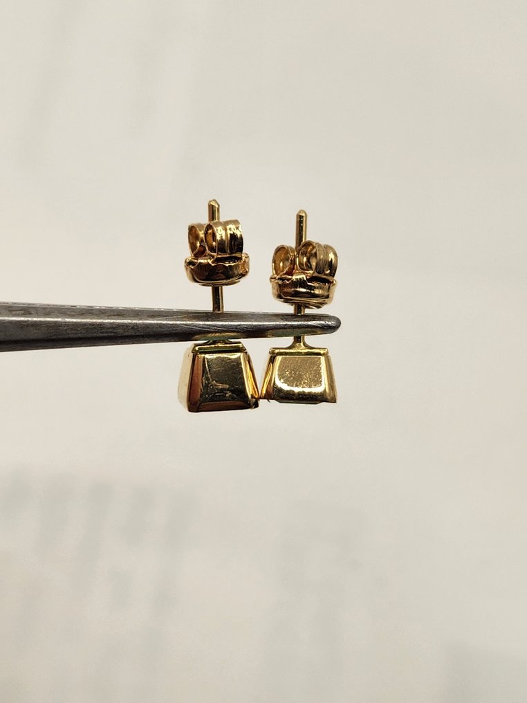 耳環 - 18 克拉 黃金 -  1.20ct. tw. 祖母綠 - 维也纳的翡翠耳环 #2.1