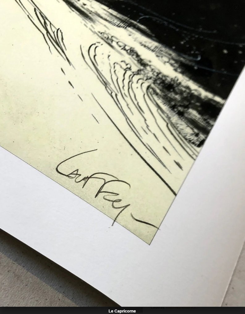 Mathieu Lauffay - 1 Nyomtatás + eredeti rajz - Raven / Long John Silber - Le Capricorne / Lady Hastings - 2024 #2.1