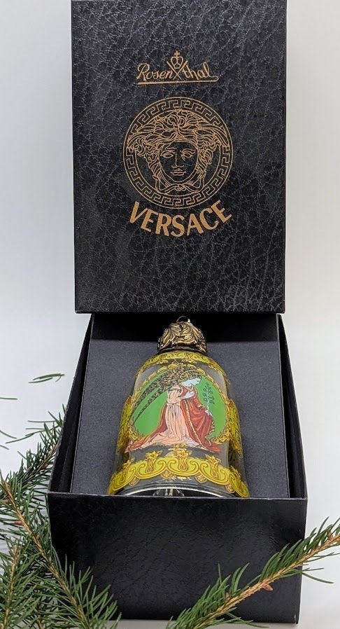 Versace - Christmas decoration Rosenthal - XL Christmas bell, 'L'ange Gabriel' + original box - Porcelain #1.0