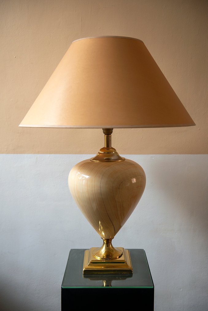 Dauphin - Table lamp - glazed ceramics #1.0