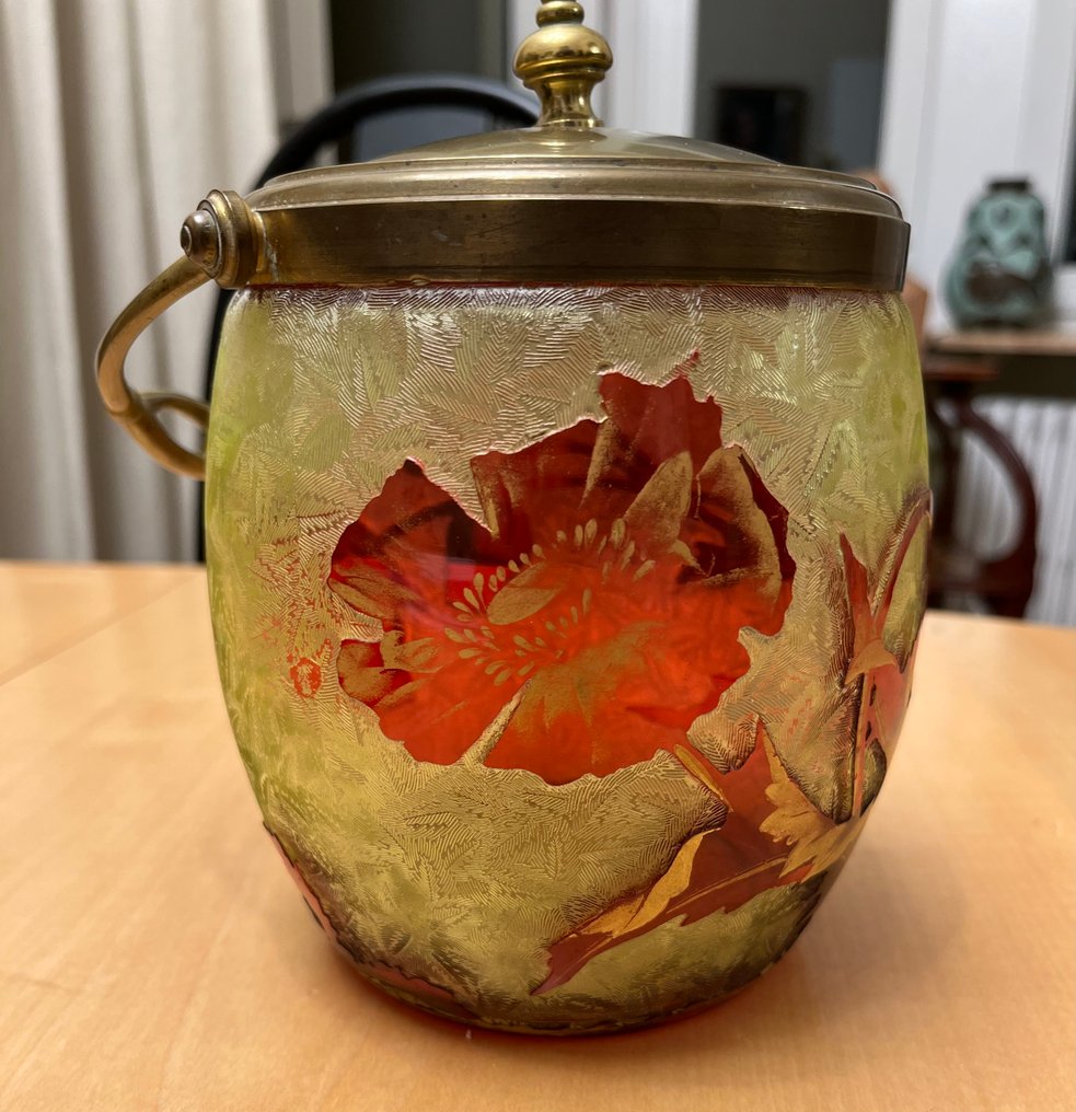 Baccarat, (attr.) - 饼干罐 - 玻璃 #1.0