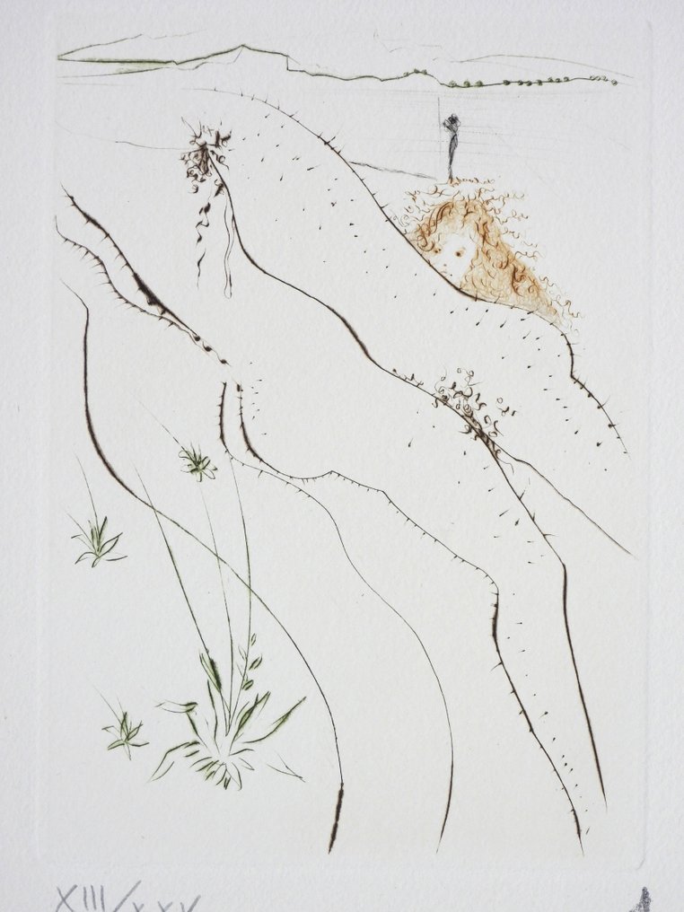 Salvador Dali (1904-1989) - Le Decameron - Le Tonneau #3.2