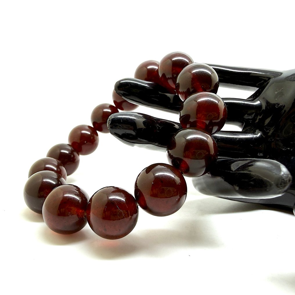 手链 波罗的海琥珀 大珠 16 毫米 32.6 克 - 琥珀 - Baltic amber - succinite #1.0