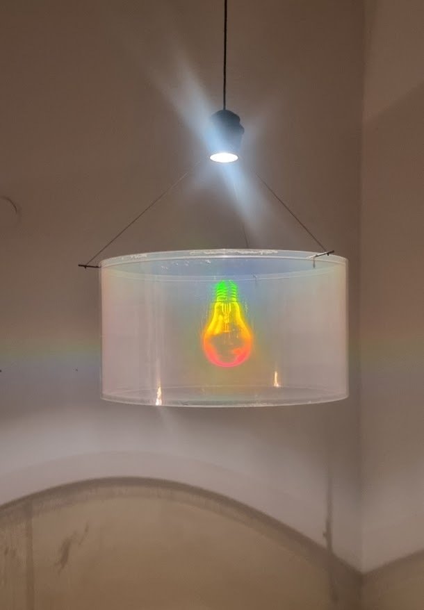 Ingo Maurer - 吊灯 - Edison，你在哪里，......？ - 塑料，金属 - 全息图 #1.0