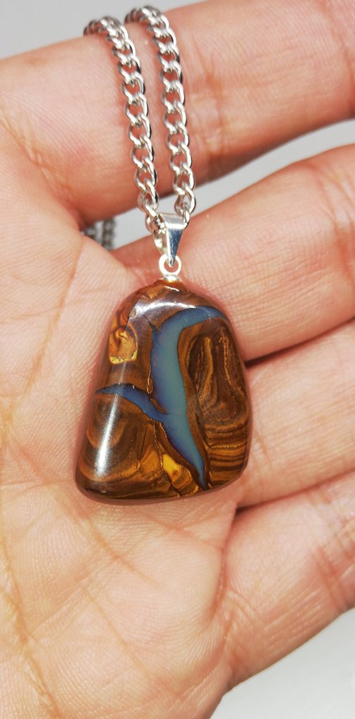 Magnifique Opale Boulder 37 καρατίων Χωρίς ελάχιστη τιμή. Κοσμήματα- 7.4 g #1.0