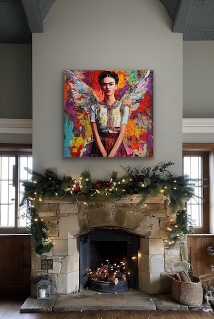 Eric Brumette - ANGEL JEAN MICHEL BASQUIAT - Toile L #2.1