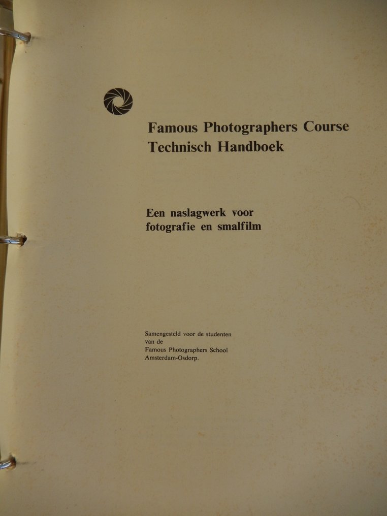 Richard Avadon -Irving Penn-Bert  Stern-Alfred Eisenstaedt e.a. - Famous photographers course  4 delen Engels  +  1 deel Nederlands Naslagfwerk - 1964-1968 #1.0