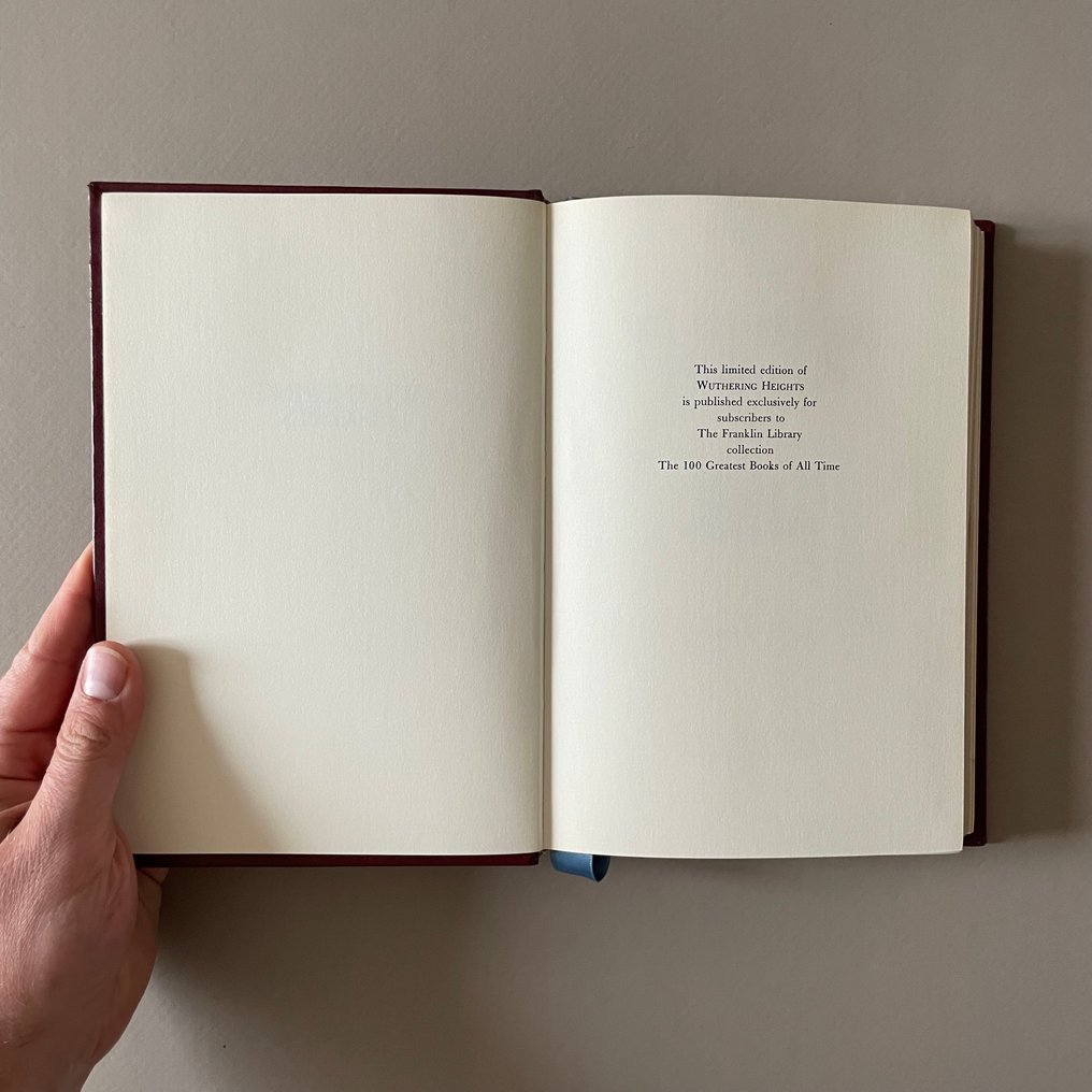 Emily Brontë - Wuthering Heights - Franklin Library - The 100 Greatest Books of All Time - 1975 #3.2