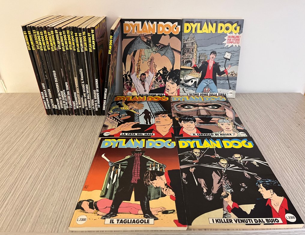 Dylan Dog nn 51/99 - sequenza completa - 49 Comic - 第一版 - 1990/1995 #2.1