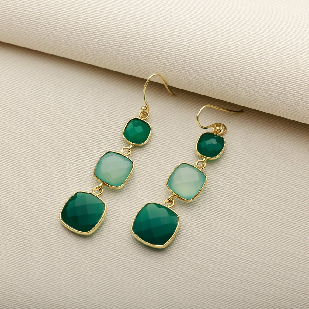 Senza prezzo di riserva - Orecchini Argento - 1.00ct. tw. Quarzo - Con rapporto di laboratorio #4.3