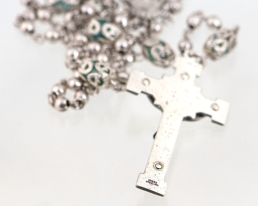 Rosario - .925 argento - 1950-1960 - Creed Sterling #4.3