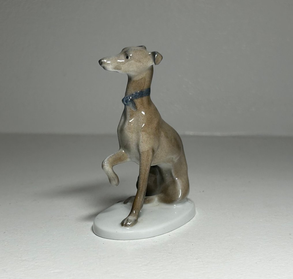 Rosenthal - Αγαλματίδιο - Small figurine Whippet/Greyhound. Designed by E. Diller - Πορσελάνη #4.3
